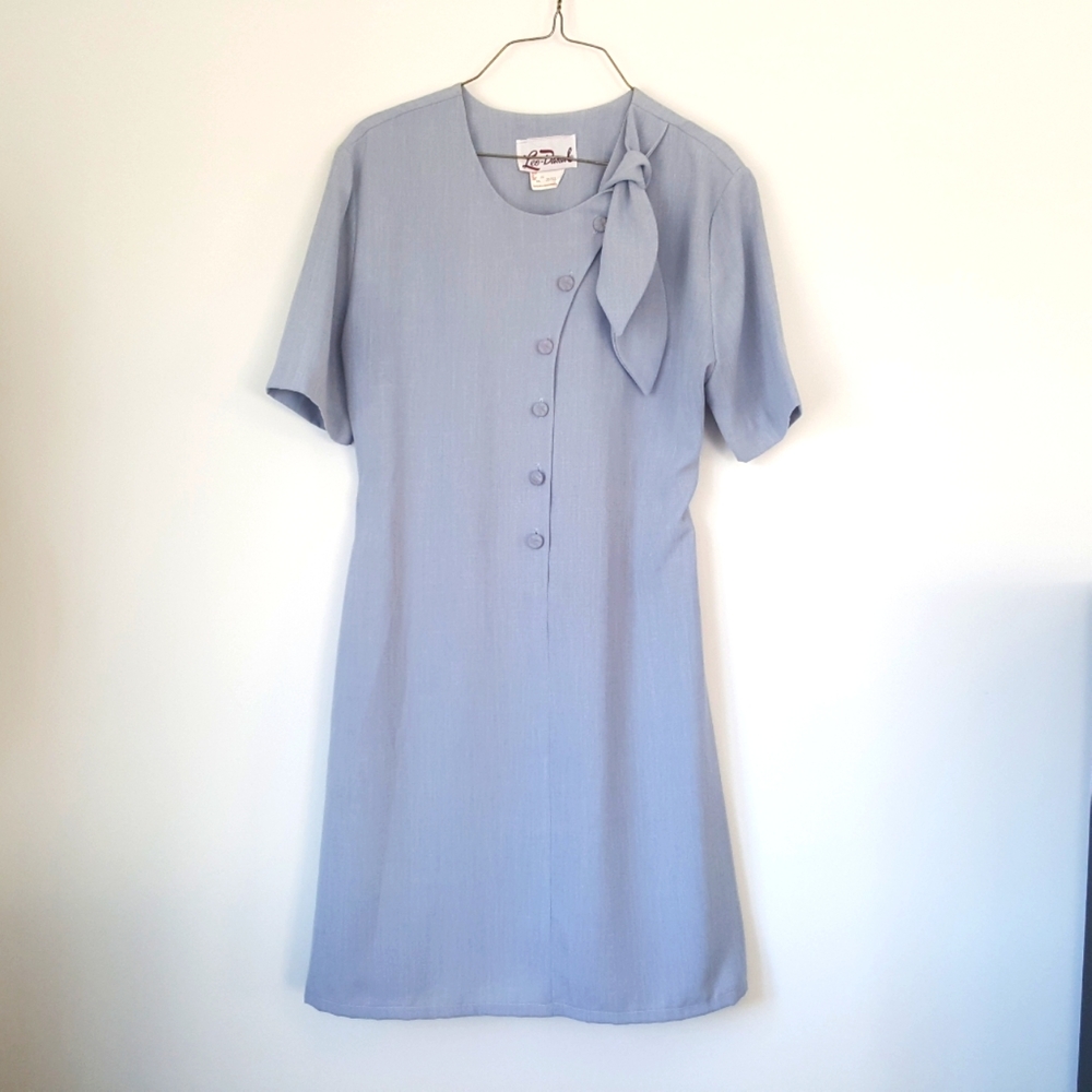60's Vintage Grey Dress from Leo-Danal